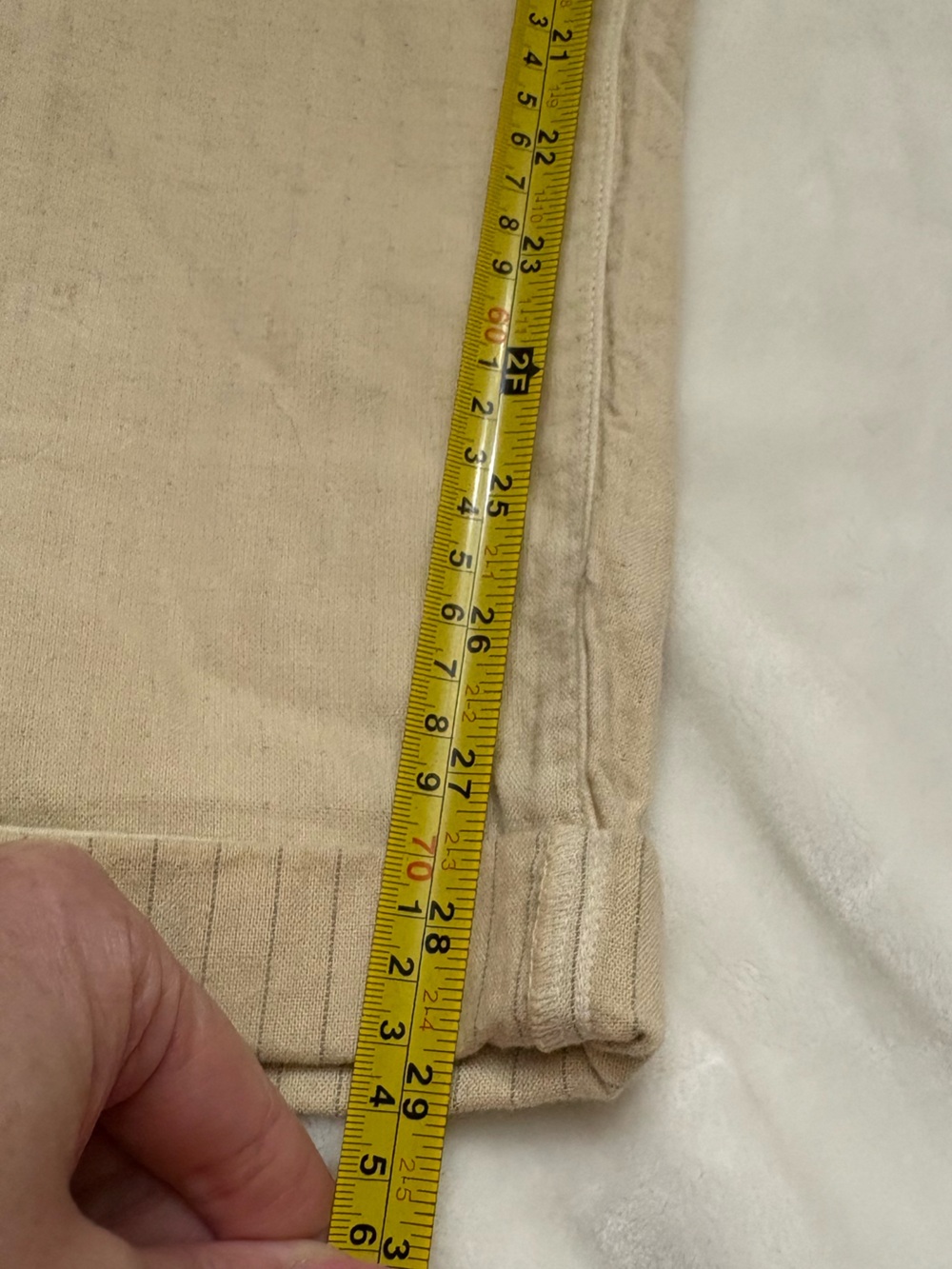 Marine Layer Saturday Beach Pants Men XL Natural Beige coastal soft cotton light - Picture 12 of 12